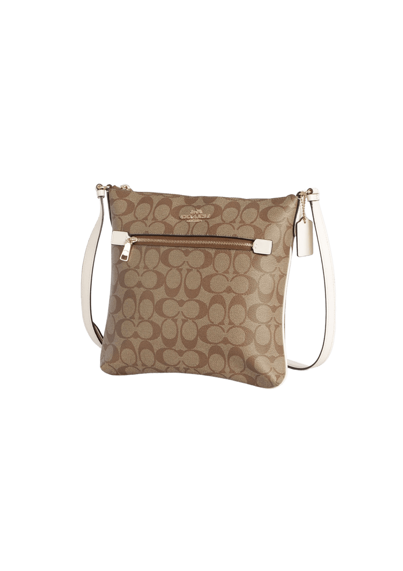 SIGNATURE ROWAN FILE CROSSBODY BAG