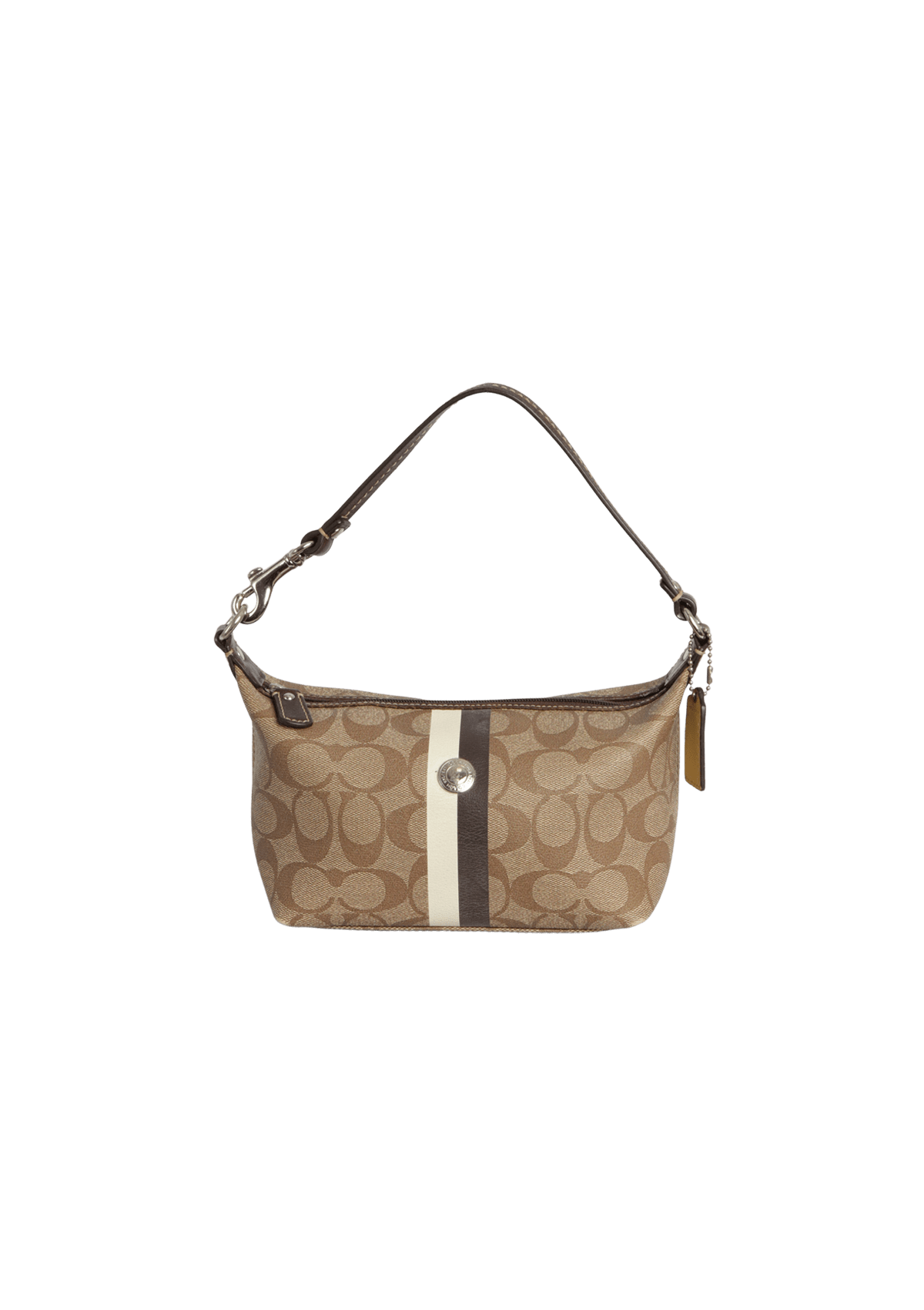 BOLSA COACH SIGNATURE SHOULDER BAG MARROM ORIGINAL – Gringa
