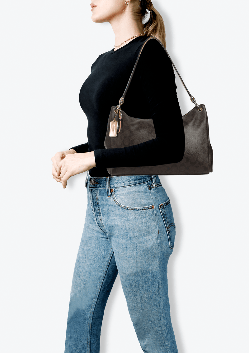 SIGNATURE SHOULDER BAG