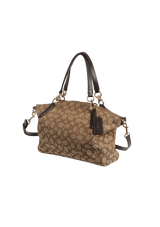 SIGNATURE SMALL KELSEY SATCHEL BAG