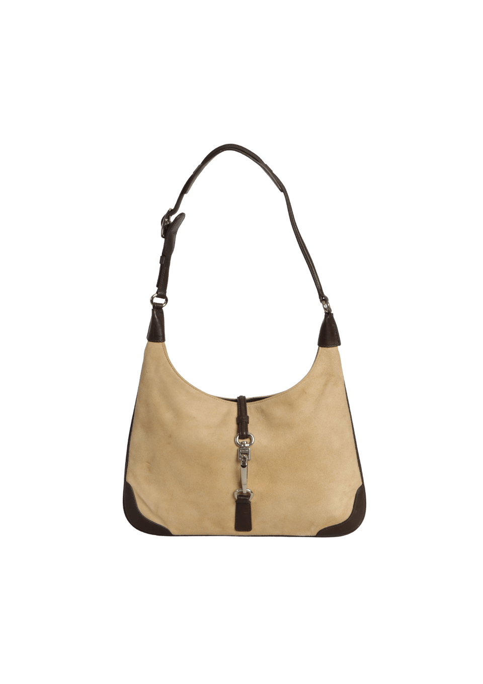 BOLSA COACH SUEDE HOBO BAG BEGE ORIGINAL – Gringa