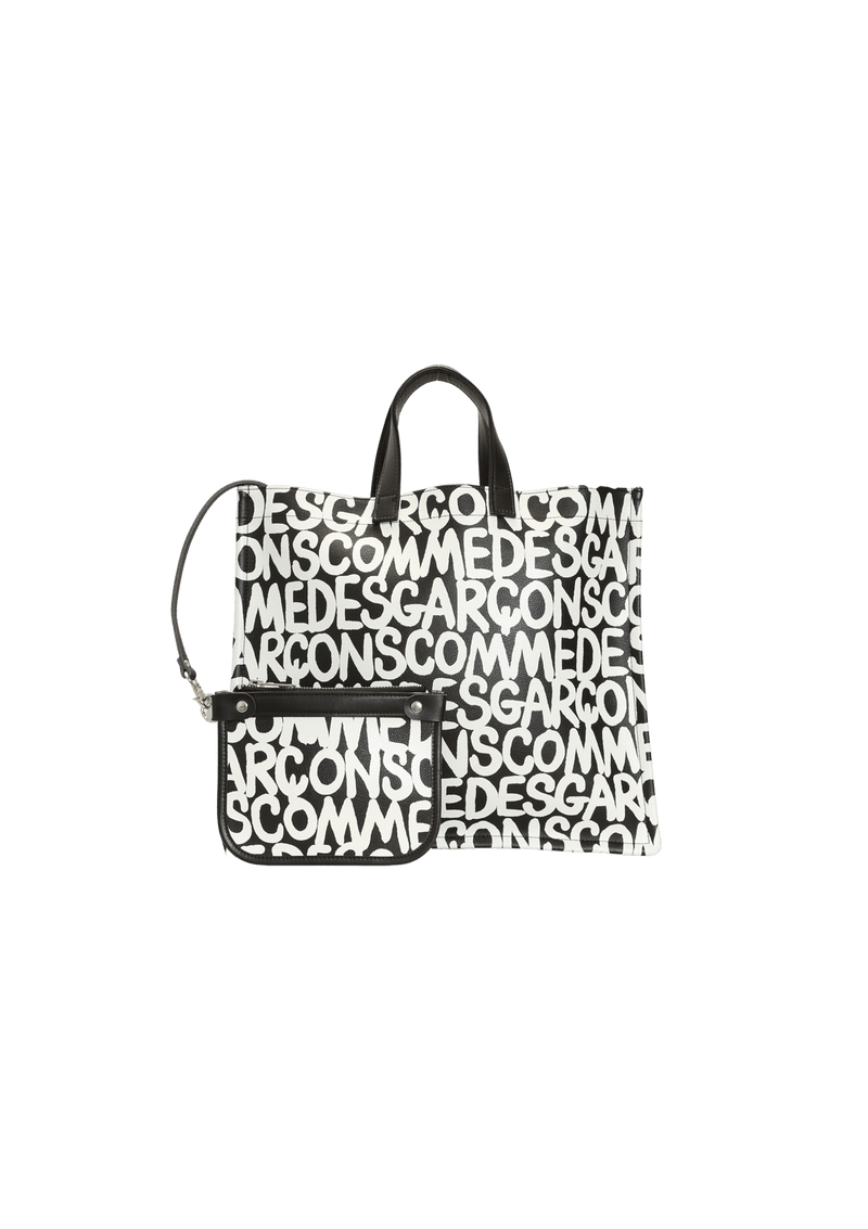 LOGO PRINT TOTE BAG