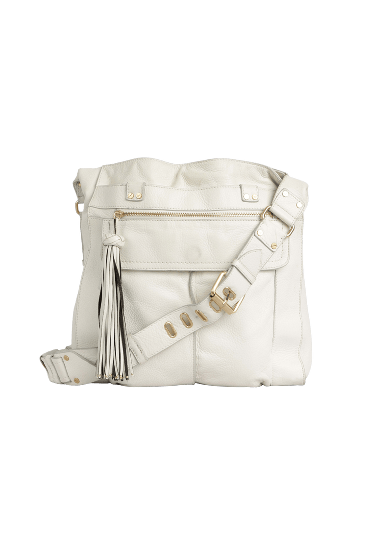 LEATHER TASSEL BAG