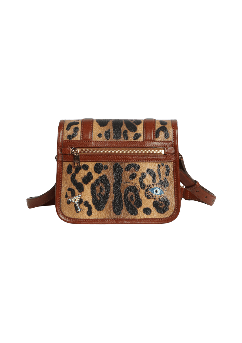 ANIMAL PRINT MESSENGER BAG