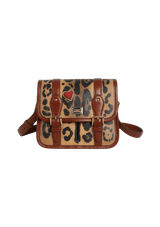 ANIMAL PRINT MESSENGER BAG
