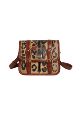 ANIMAL PRINT MESSENGER BAG