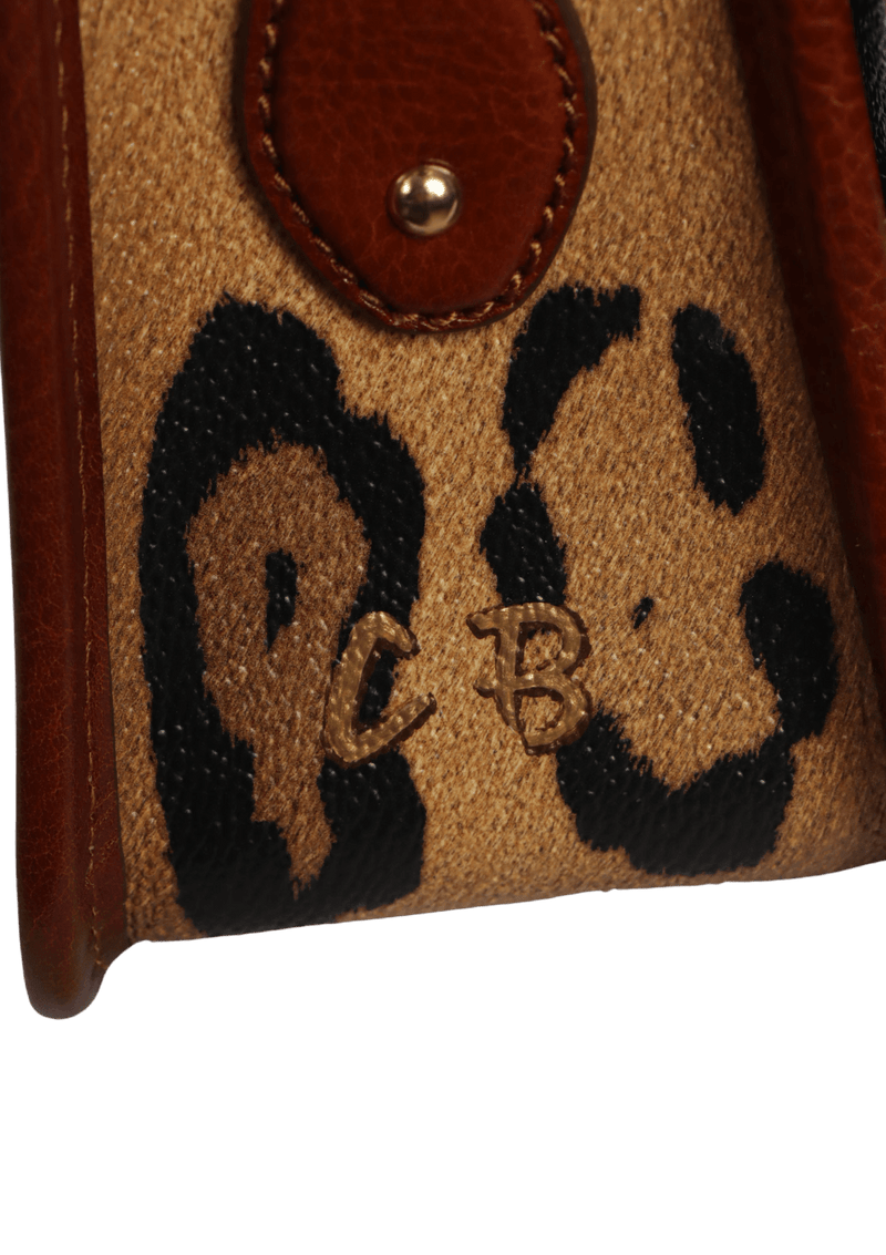 ANIMAL PRINT MESSENGER BAG