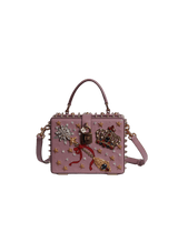 CRYSTAL EMBELLISHED BOX BAG