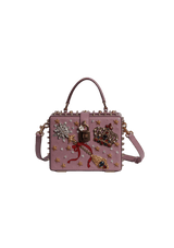 CRYSTAL EMBELLISHED BOX BAG