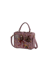 CRYSTAL EMBELLISHED BOX BAG