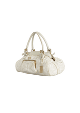 LACE-PATTERN HANDLE BAG