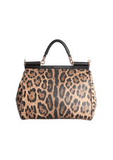 LARGE DAUPHINE LEOPARD MISS SICILY BAG