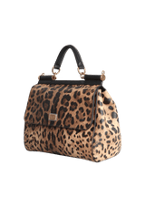 LARGE DAUPHINE LEOPARD MISS SICILY BAG