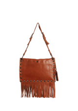 LEATHER FRINGE BAG