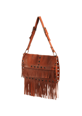 LEATHER FRINGE BAG