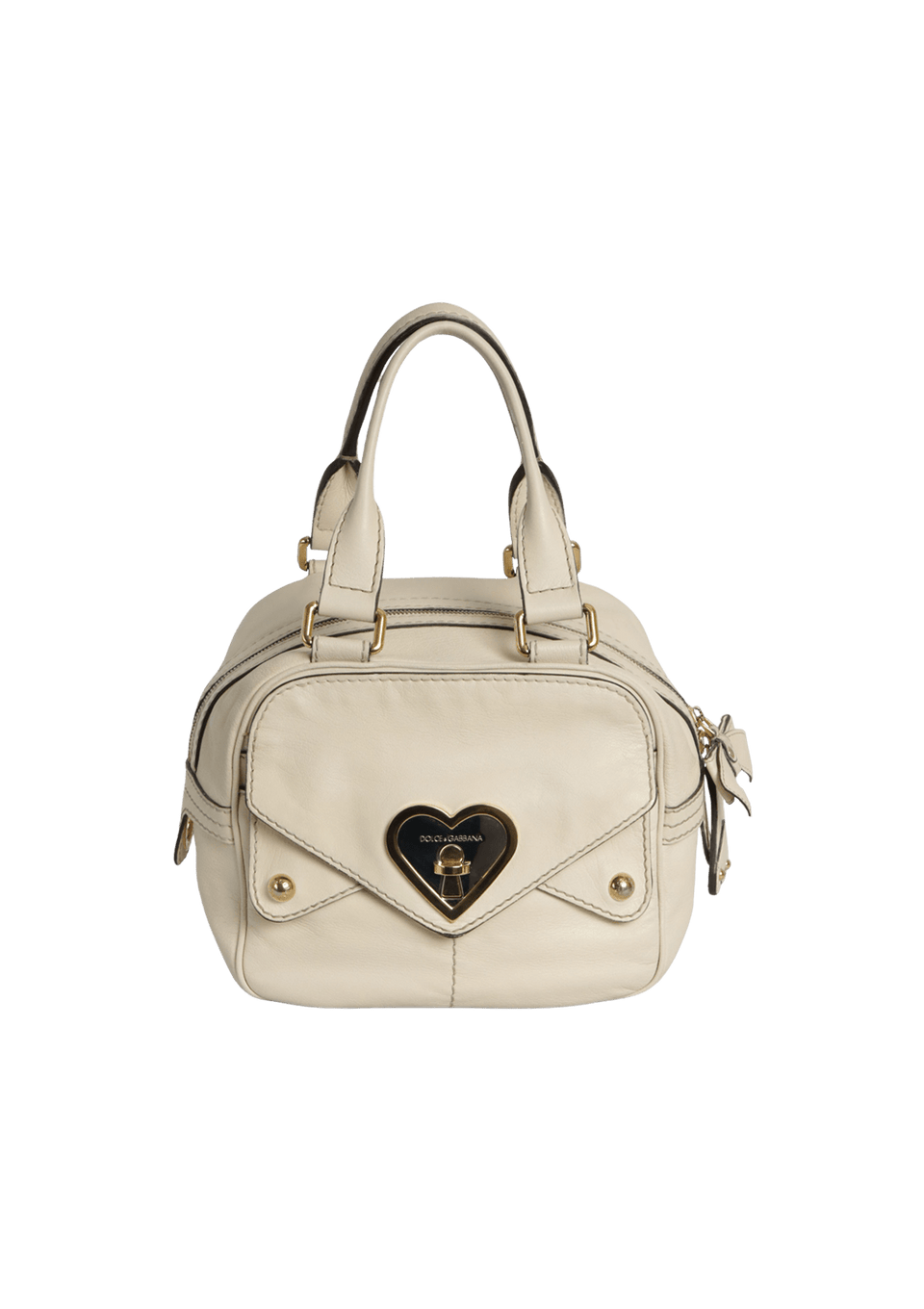 BOLSA DOLCE & GABBANA LEATHER TOTE BAG OFF WHITE ORIGINAL – Gringa