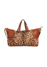 LEOPARD SATCHEL BAG