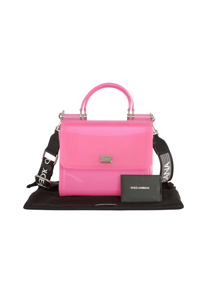 MISS SICILY PVC MEDIUM BAG