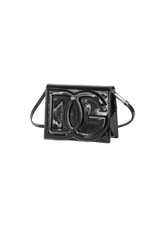 PATENT LEATHER DG LOGO BAG