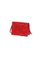 PATENT LEATHER DG LOGO BAG