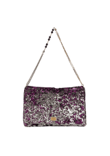 SEQUINS CHAIN-LINK BAG