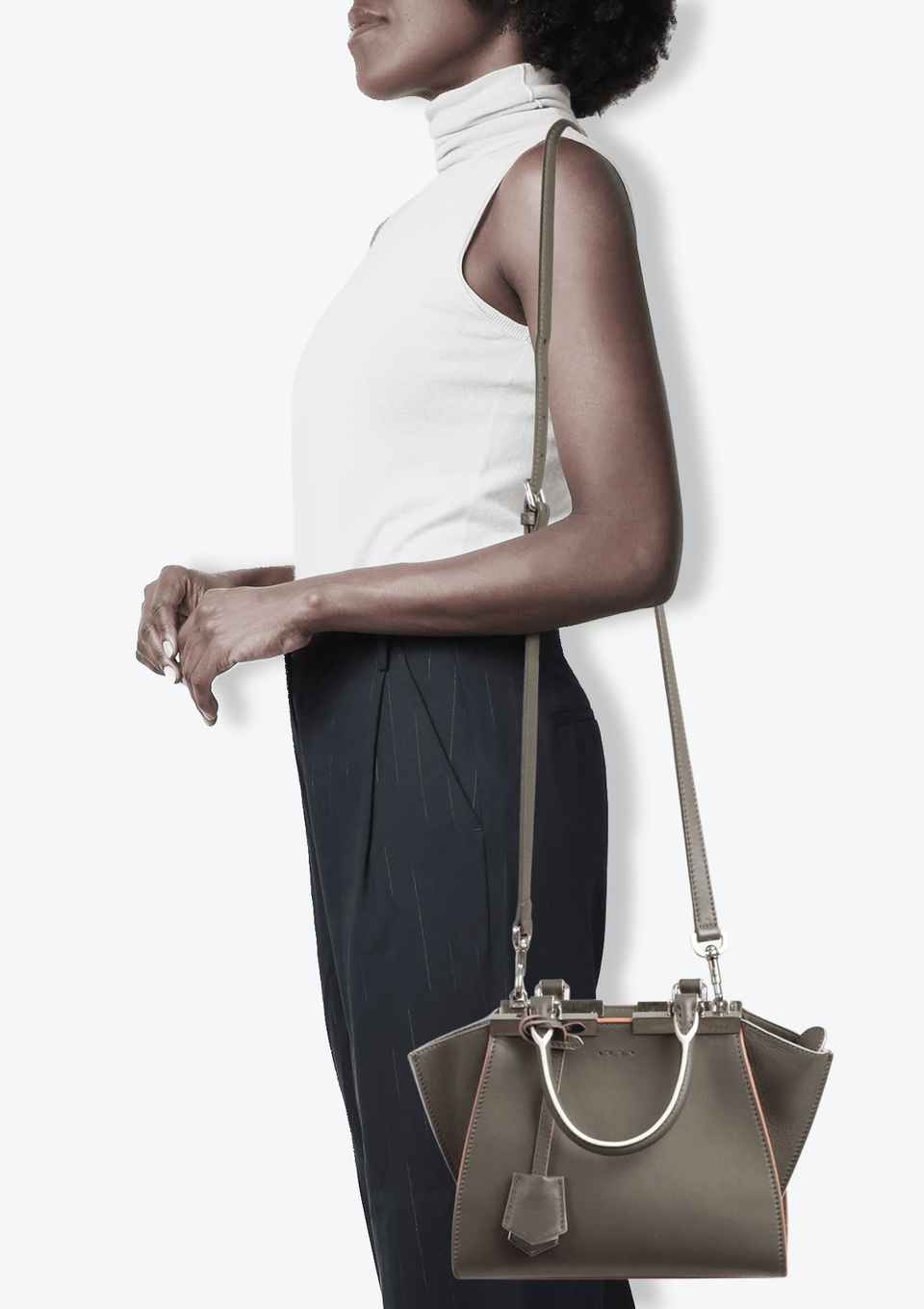 ぴーすけFENDI 3点 BOLSA FENDI 3JOURS TOTE PRETO ORIGINAL – Gringa