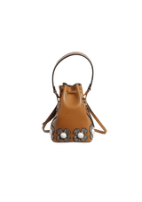 FLORAL MINI MON TRESOR BUCKET BAG