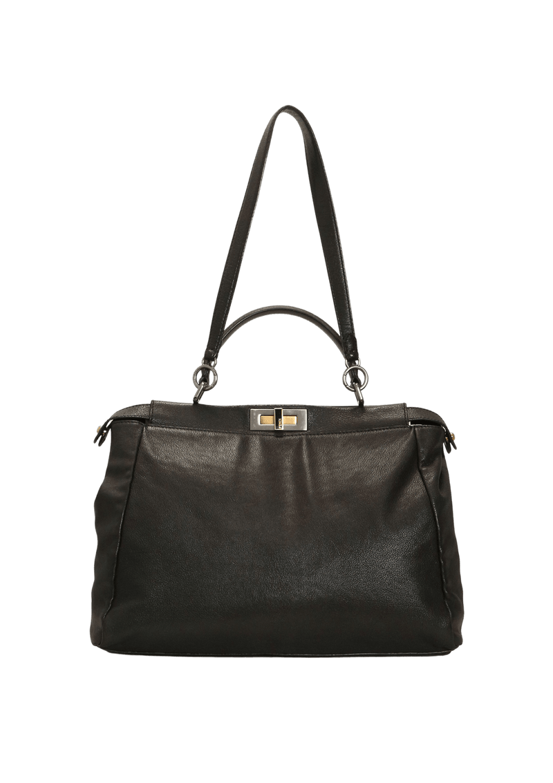 BOLSA FENDI LARGE PEEKABOO SOFT PRETO ORIGINAL Gringa
