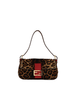 LEOPARD PONYHAIR BAGUETTE