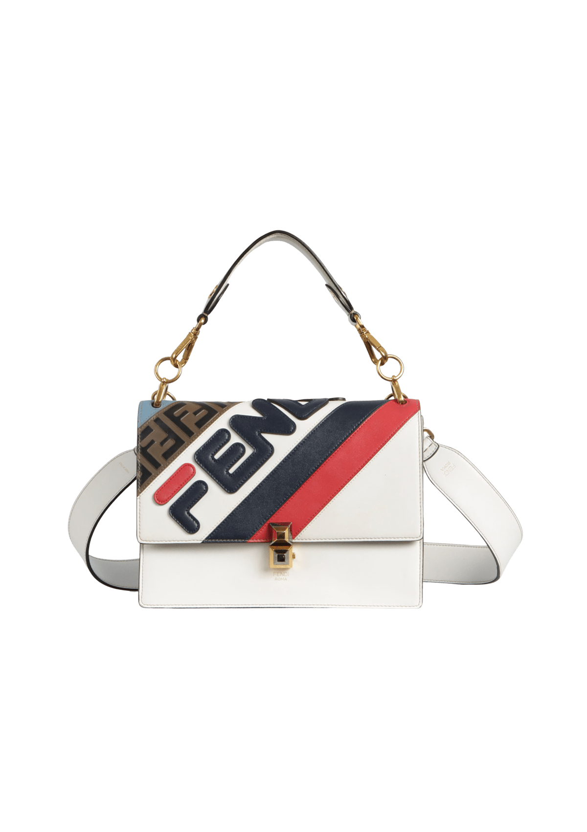 BOLSA FENDI LIMITED EDITION FILA MANIA KAN I BAG AZUL ORIGINAL