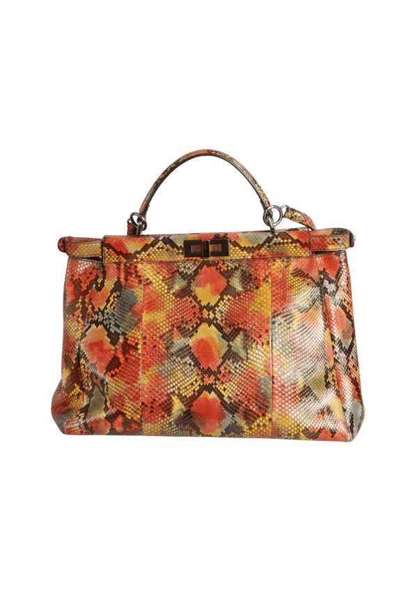 PYTHON LARGE PEEKABOO BAG