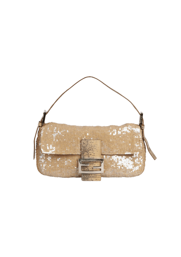 SEQUIN BAGUETTE BAG