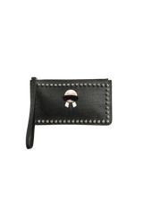 STUDDED KARLITO ZIP POUCH