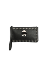 STUDDED KARLITO ZIP POUCH