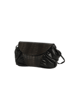 VINTAGE EMBOSSED TRIMMED CROSSBODY