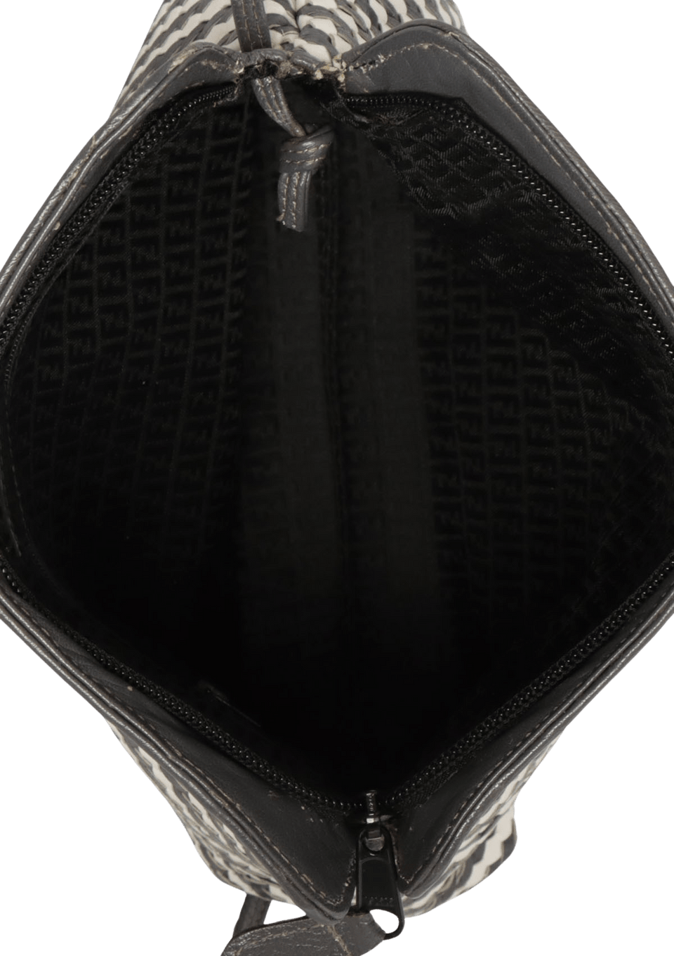 VINTAGE WOVEN CROSSBODY BAG