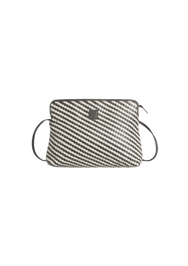 VINTAGE WOVEN CROSSBODY BAG