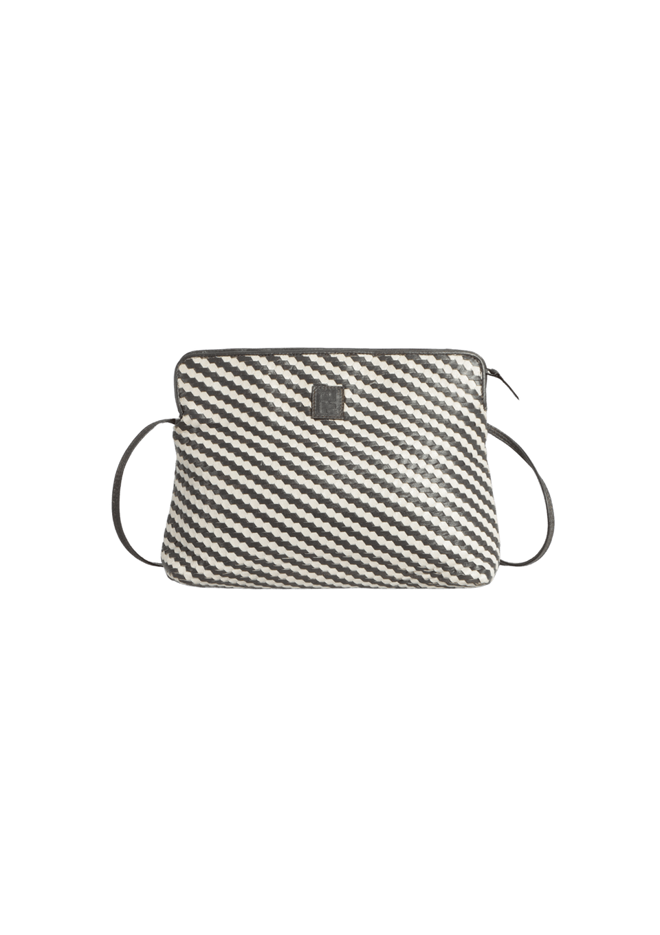 VINTAGE WOVEN CROSSBODY BAG