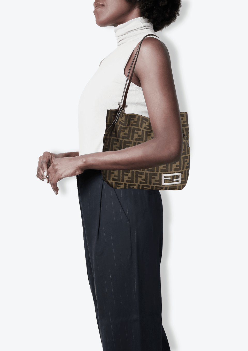 BOLSA FENDI VINTAGE ZUCCA BAG MARROM ORIGINAL – Gringa