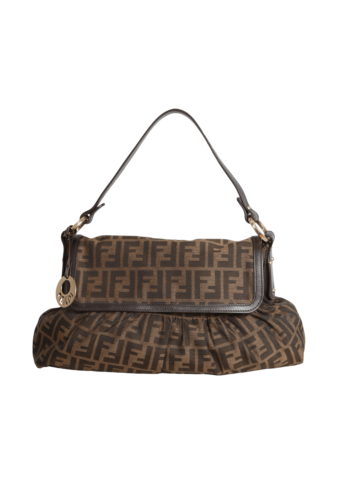 FENDIバッグ BOLSA FENDI ZUCCA CHEF BAG MARROM ORIGINAL – Gringa