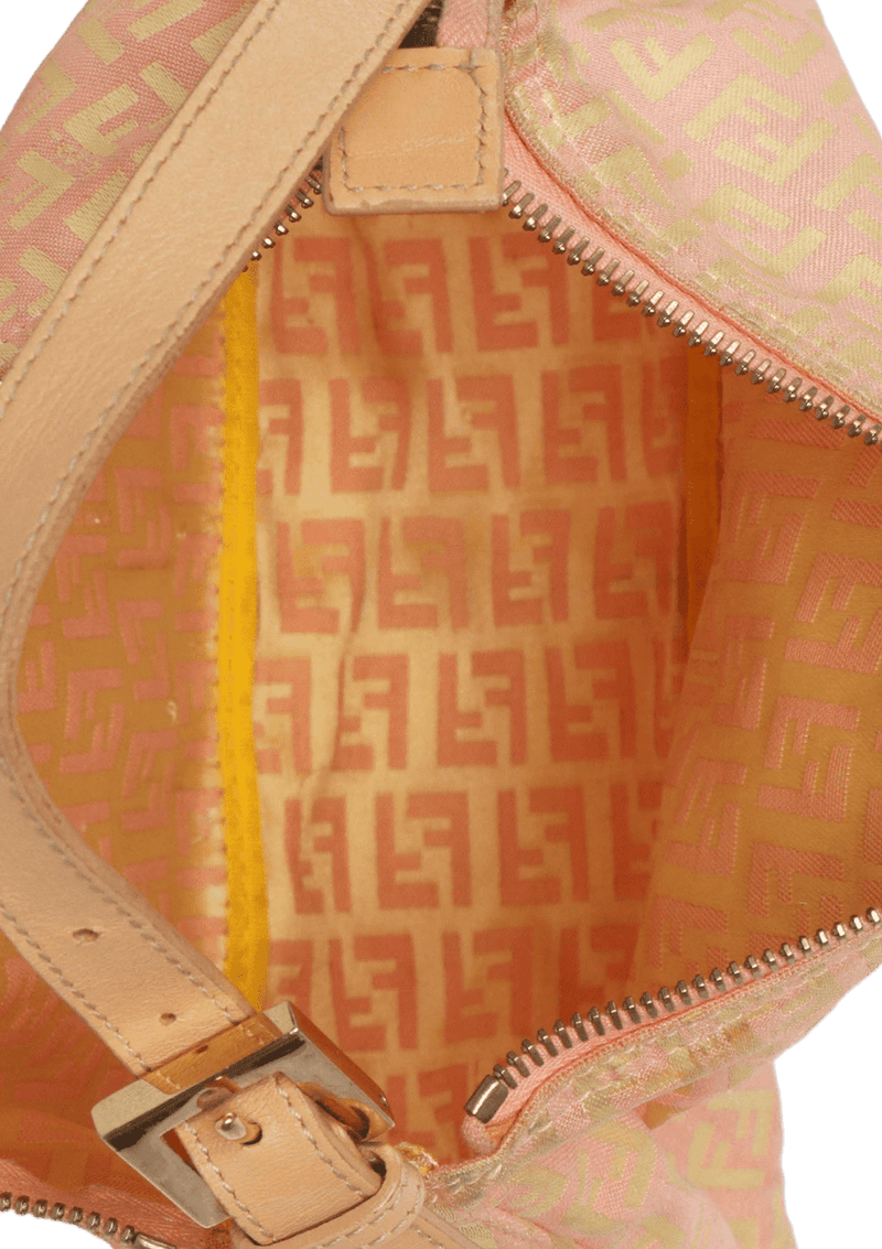 BOLSA FENDI ZUCCHINO HANDLE BAG ROSA ORIGINAL Gringa