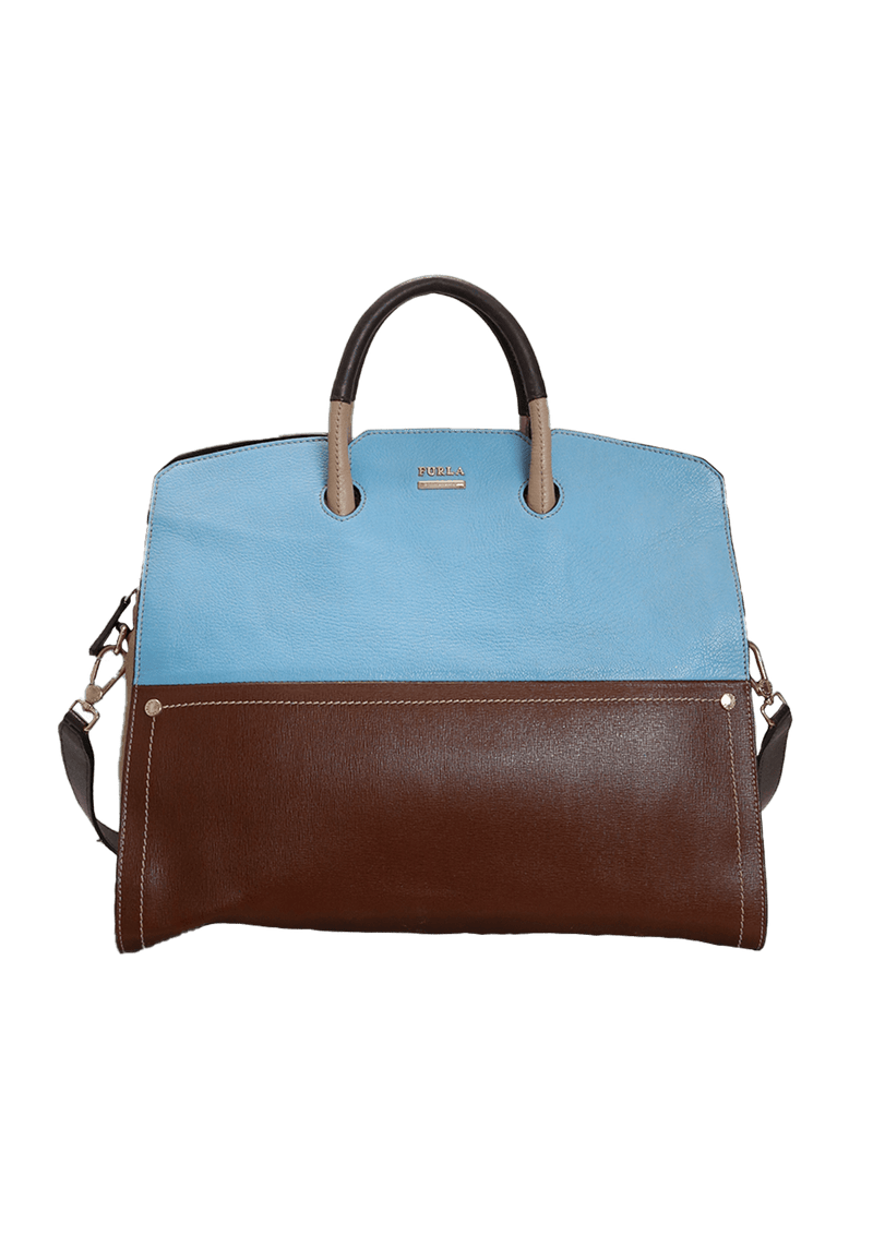 LEATHER SATCHEL BAG