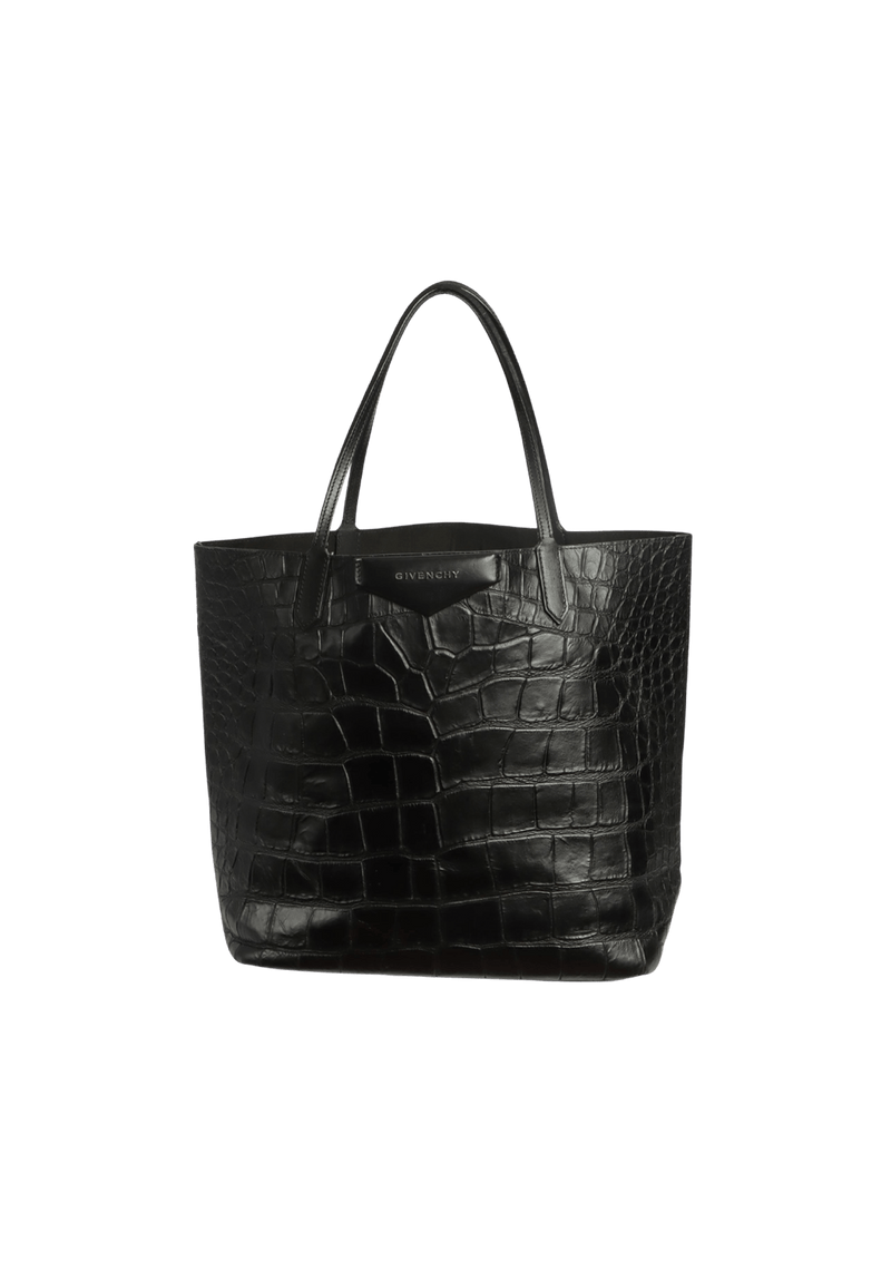 CROCODILE EMBOSSED ANTIGONA TOTE