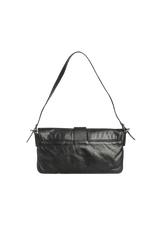 LOGO METAL BAGUETTE SHOULDER BAG