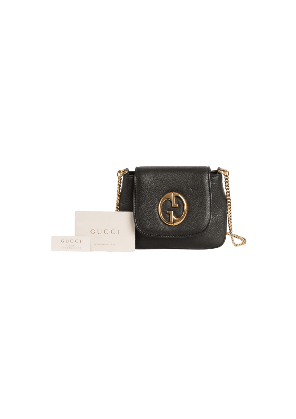 BOLSA GUCCI 1973 CHAIN BAG PRETO ORIGINAL – Gringa
