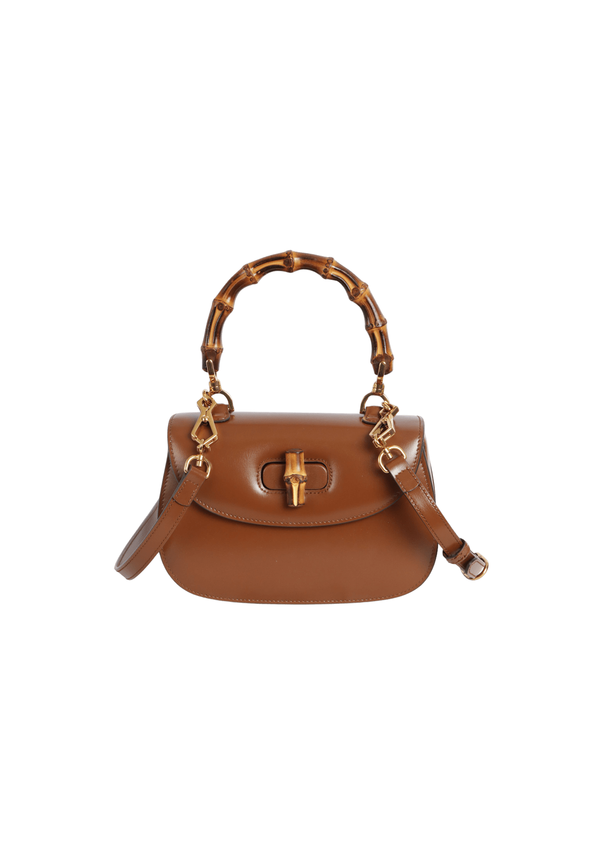 BOLSA GUCCI BAMBOO 1947 BAG MARROM ORIGINAL – Gringa