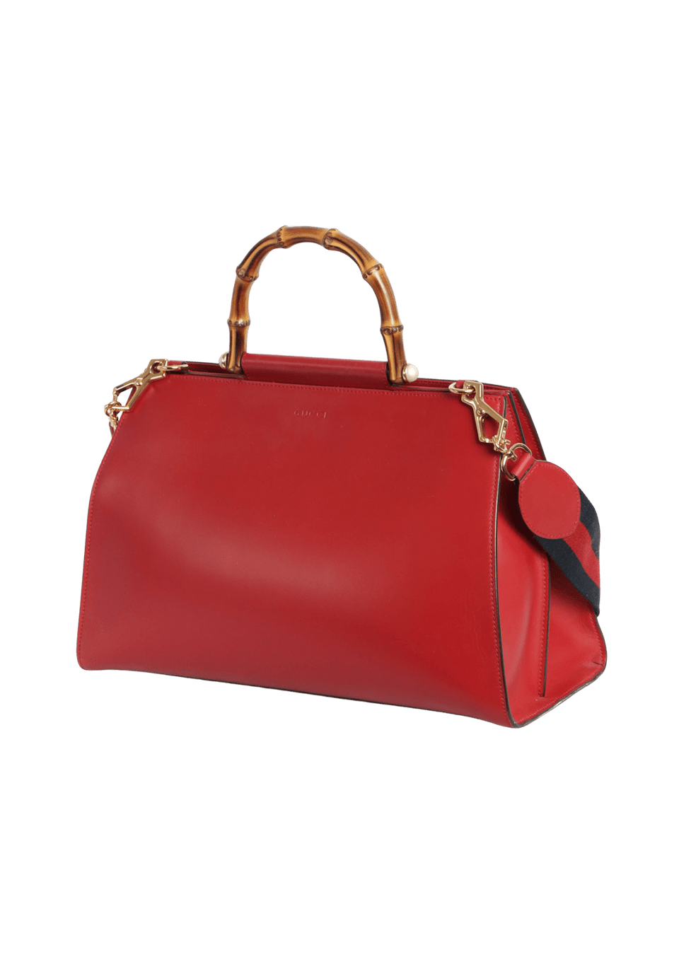 BOLSA GUCCI BAMBOO NYMPHAEA TOP HANDLE VERMELHO ORIGINAL – Gringa