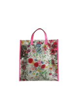 FLORAL PRINT TOTE BAG