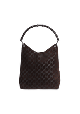 GG CANVAS BAMBOO TOTE