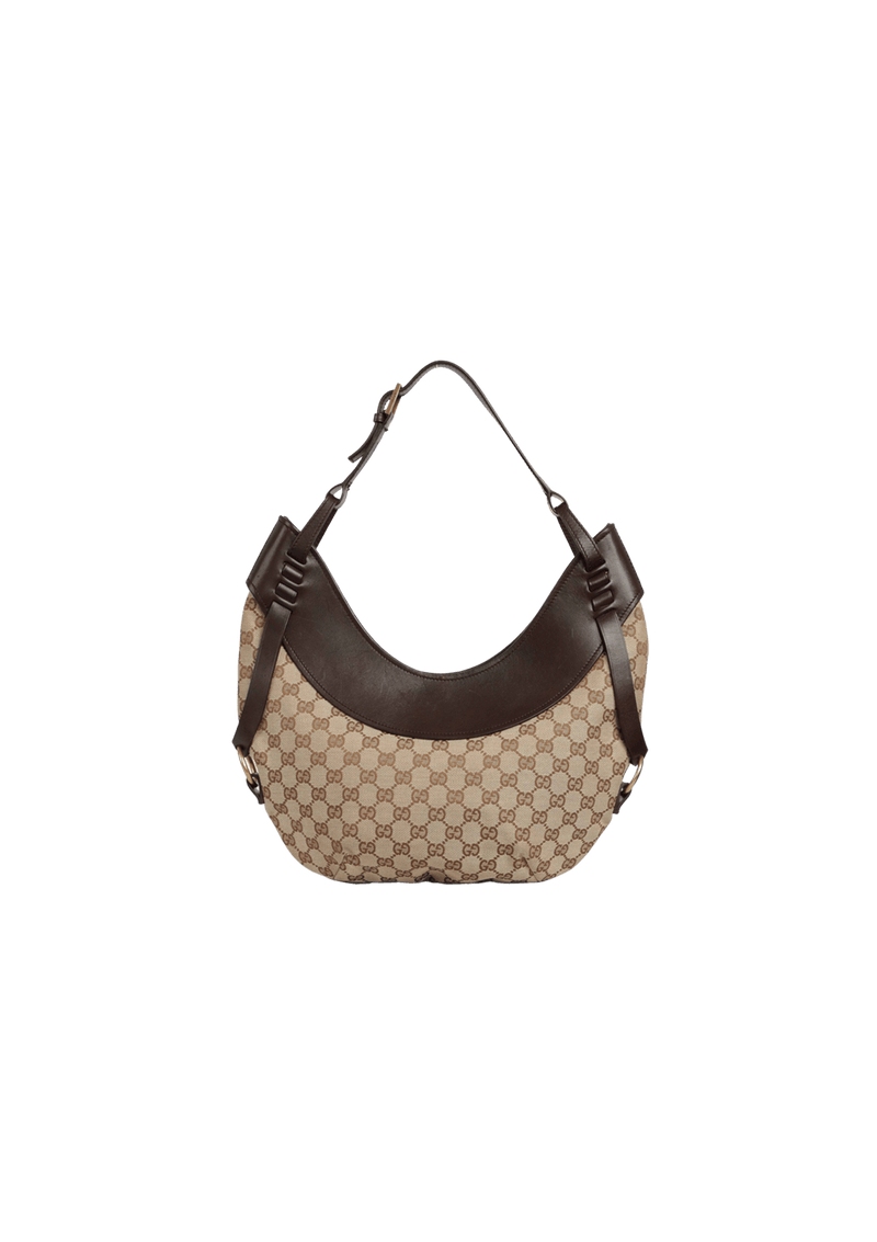 GG CANVAS CRESCENT HOBO